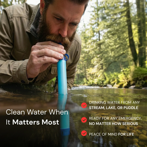 HYDRO-X1 - Survival Water Filtration Straw